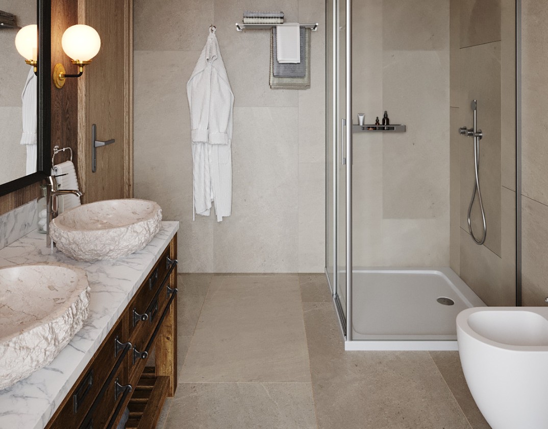 Шале делюкс 6-местный 3-комнатный (№6,8)