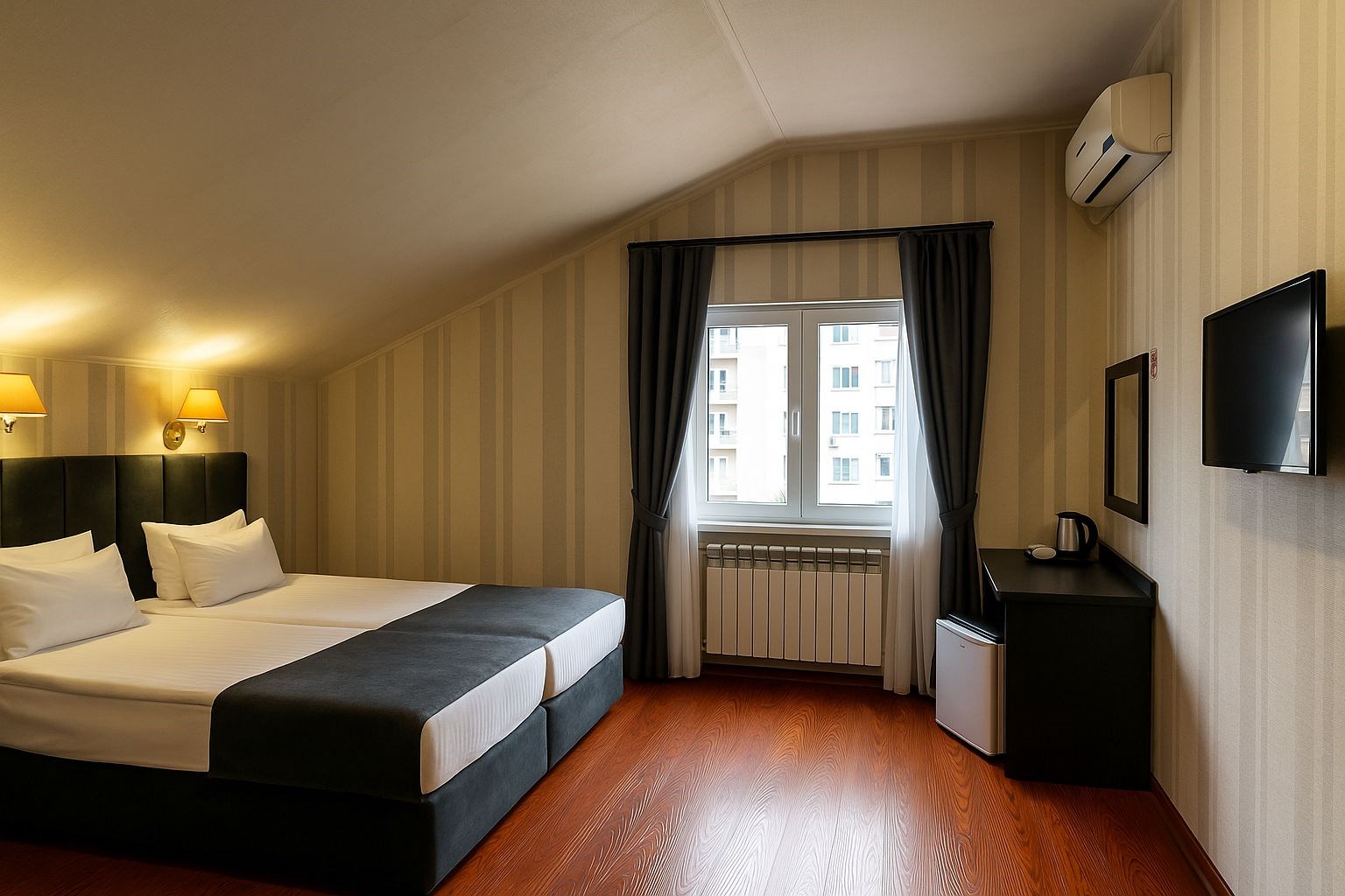 Стандартный мансарда 2-местный