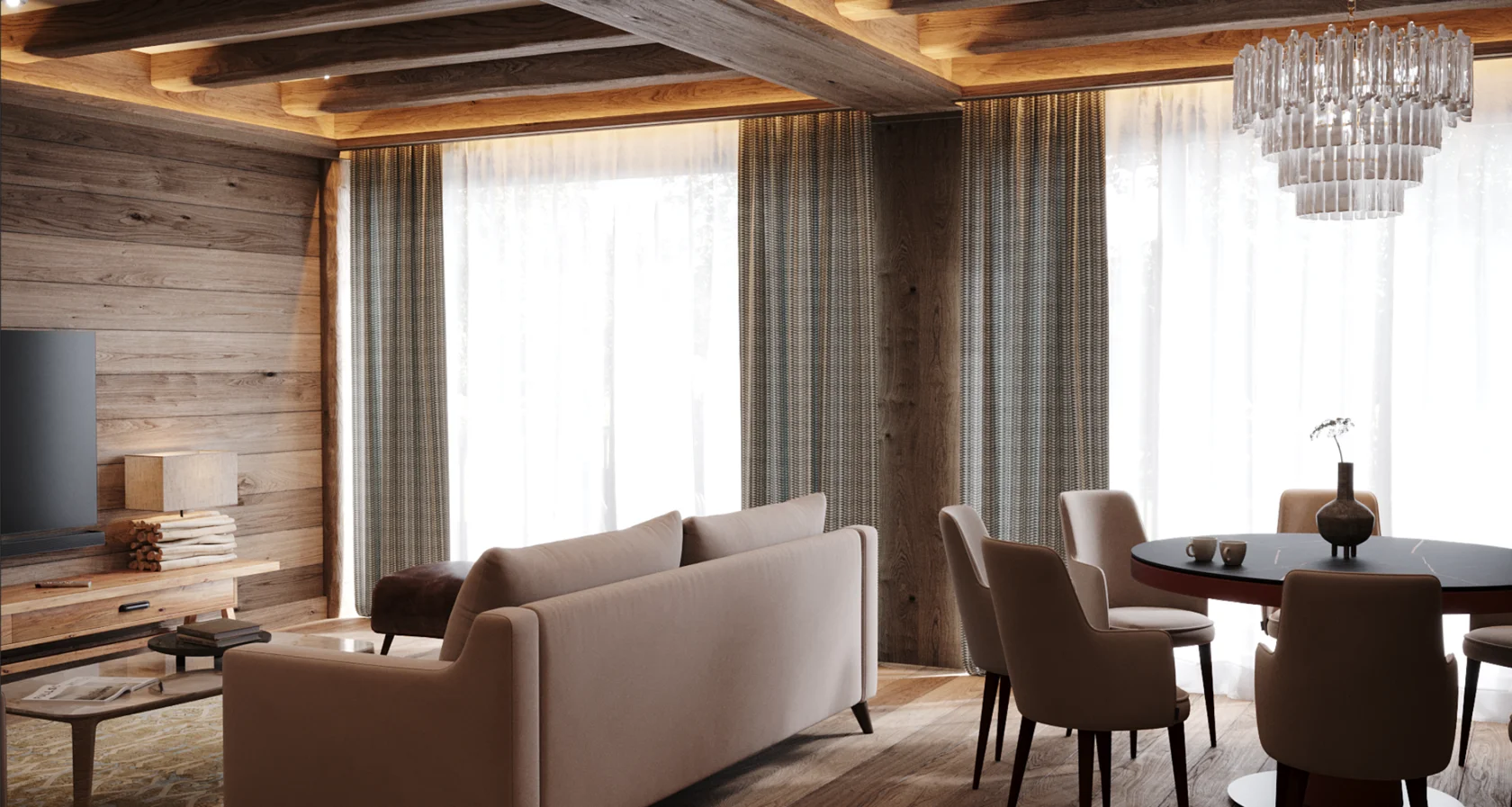 Шале 6-местный 3-комнатный (№7)