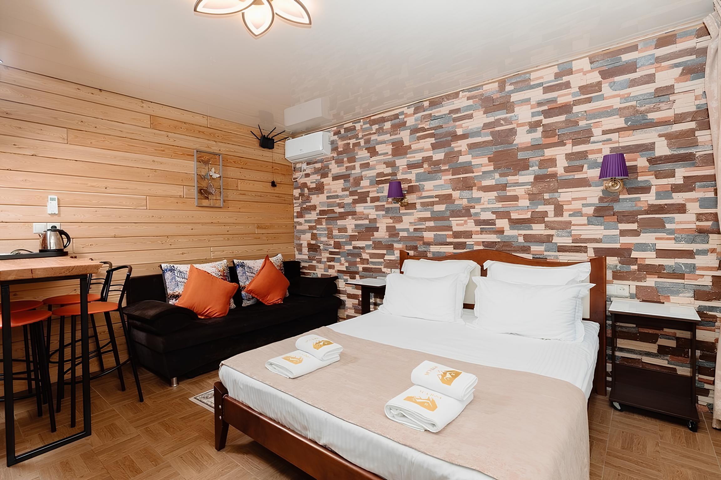 Апартаменты Студио 2-местный 1-комнатный (отдельный вход)