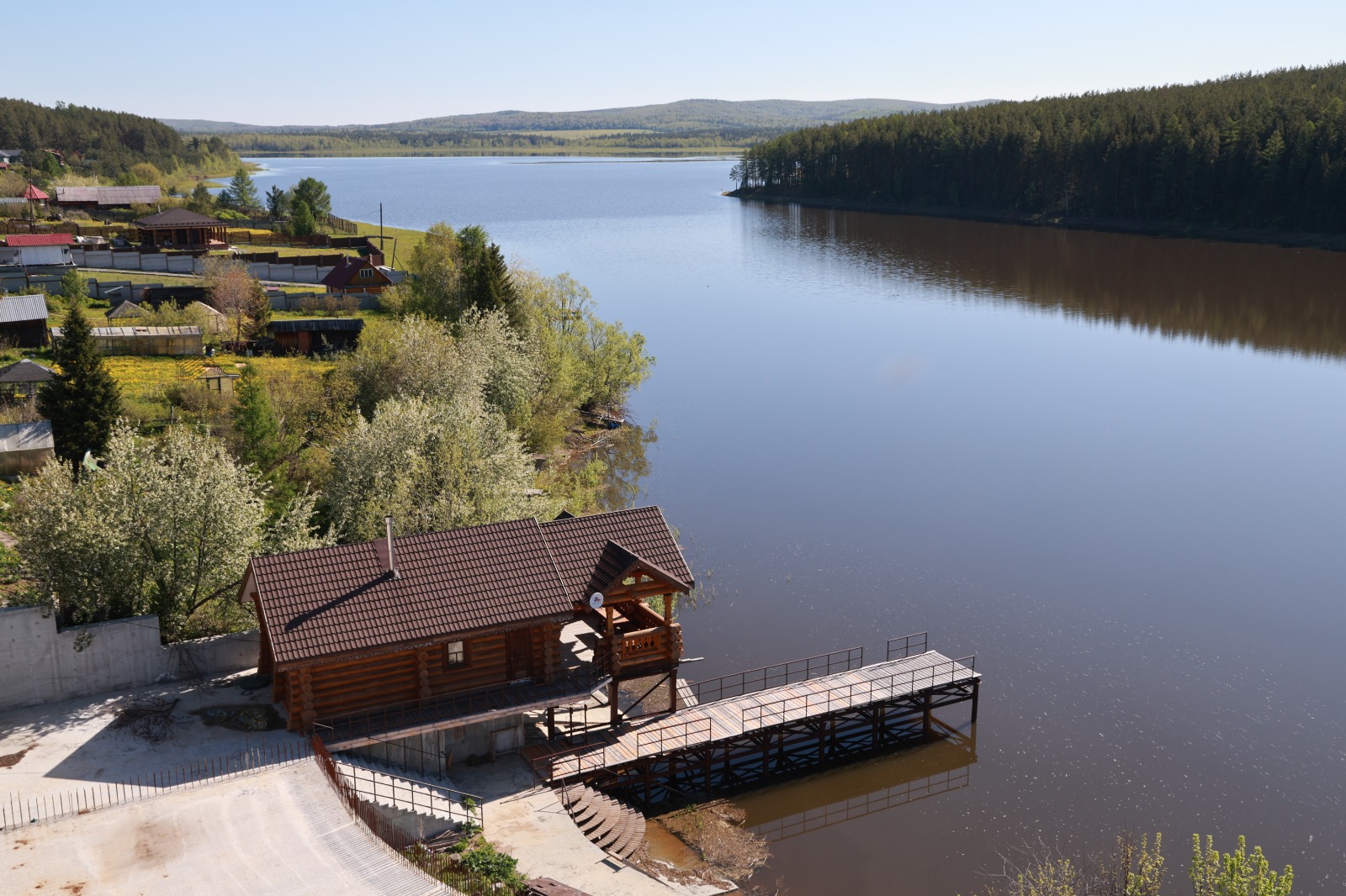 4-местный Баня - на воде