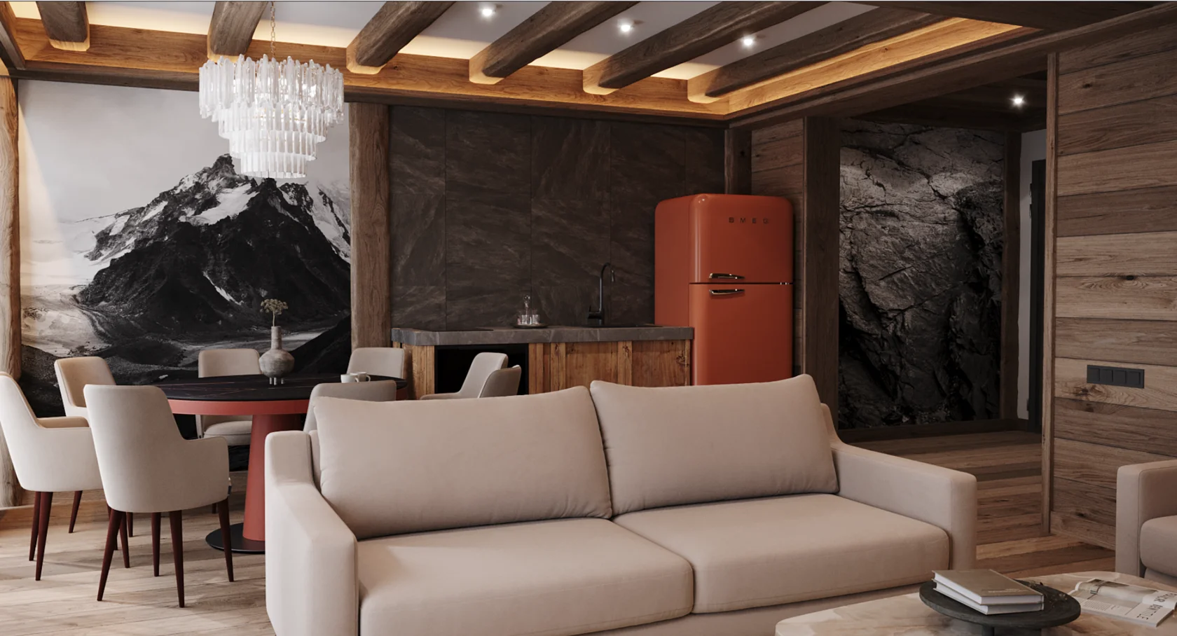 Шале 6-местный 3-комнатный (№7)