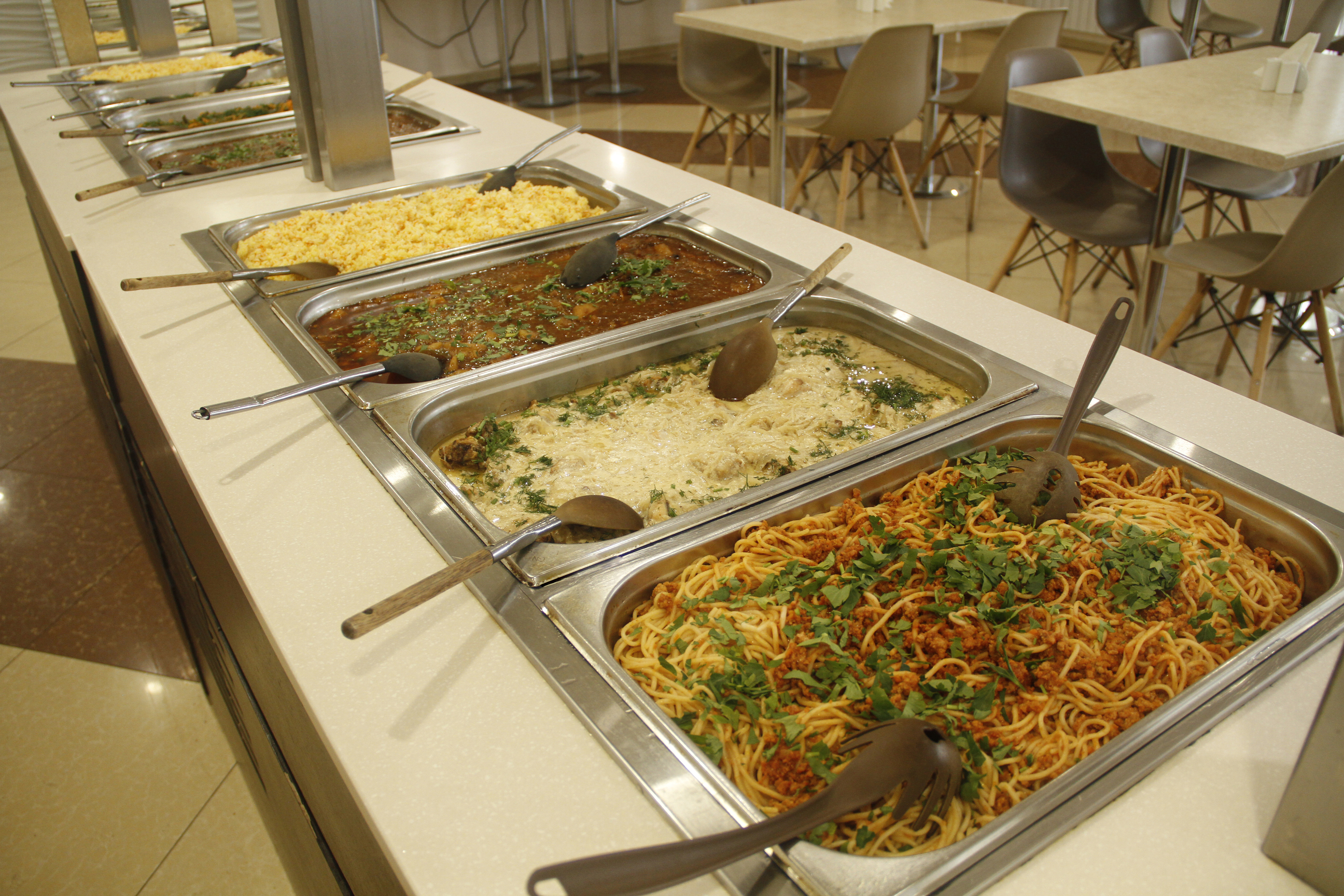 Сервировка шведского стола