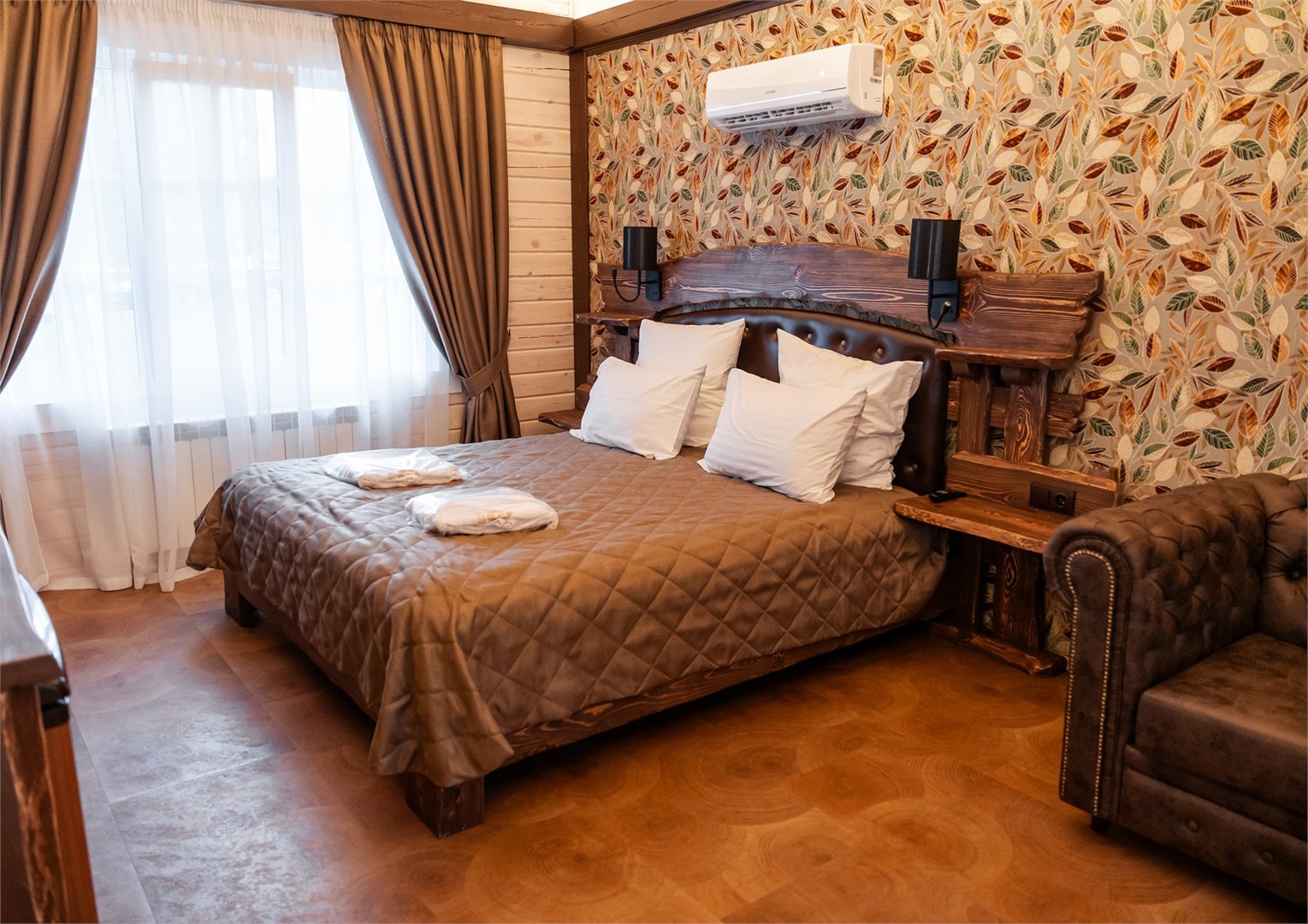 Коттедж 2-местный 1-комнатный (Лесной)