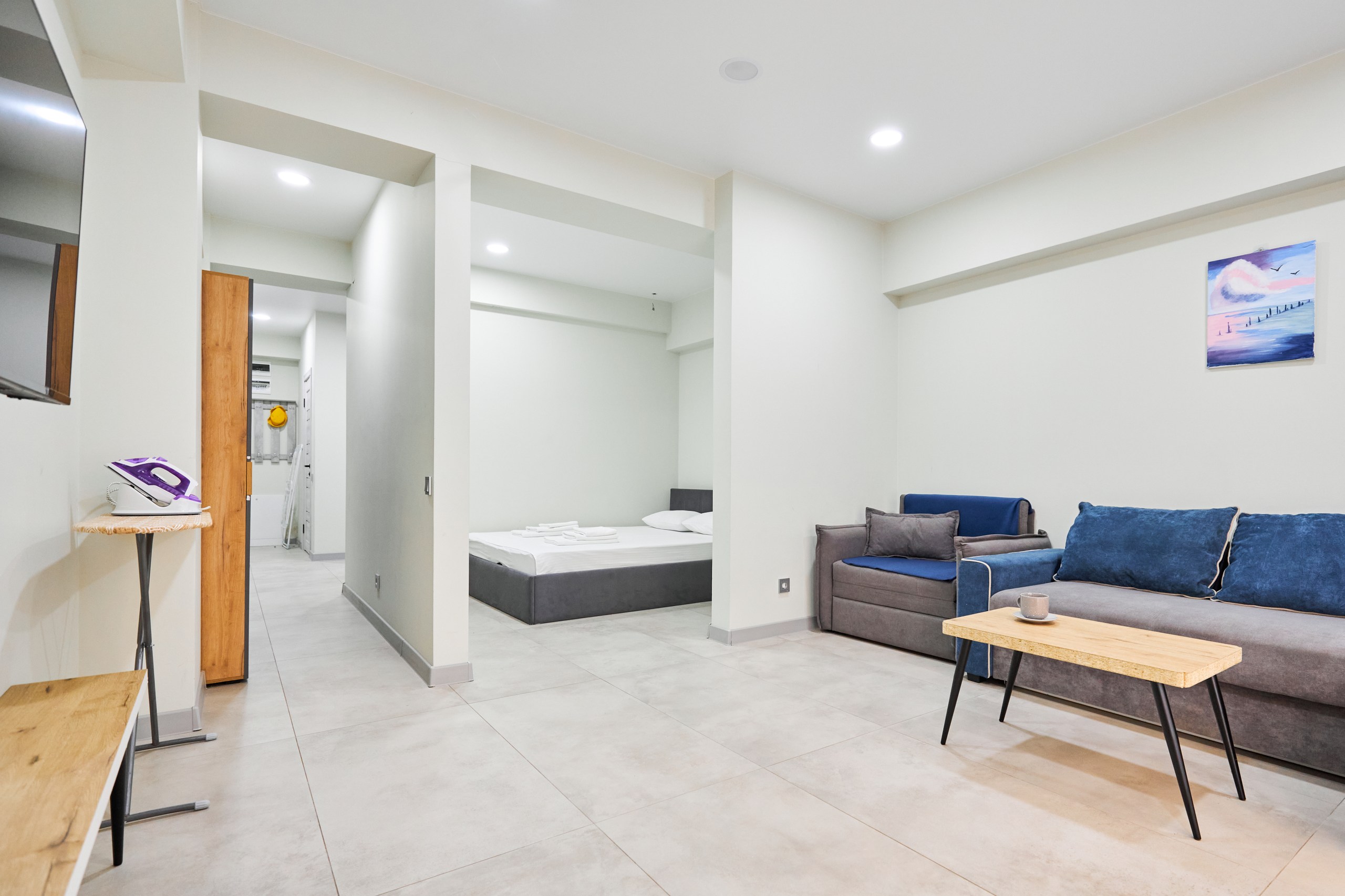 Апартаменты 5-местный 2-комнатный (с  кухней, Монако 102)