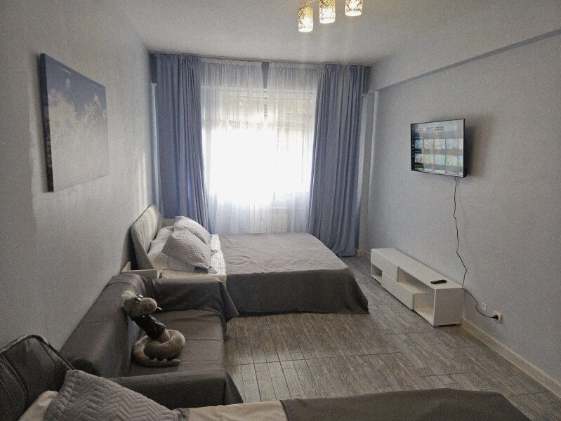 Апартаменты 5-местный (с 1 спальней и кухней-гостинной, 1 этаж)