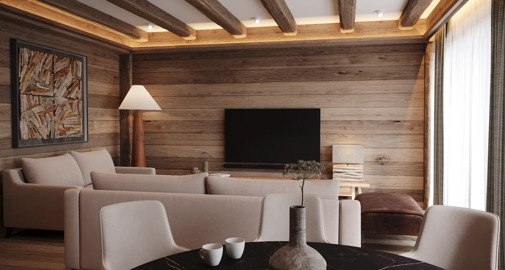 Шале 6-местный 3-комнатный (№7)