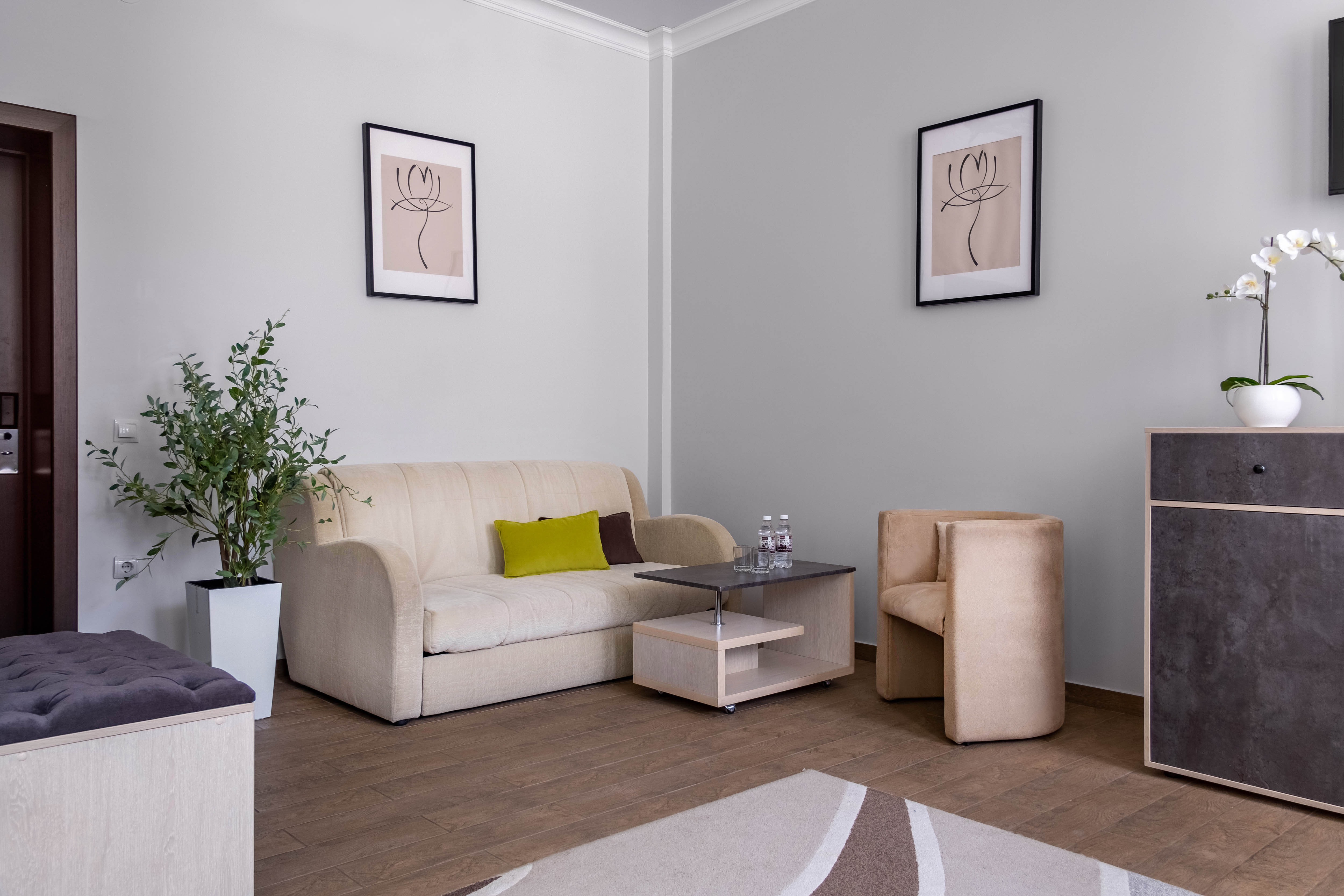 Семейный люкс 4-местный 1-комнатный