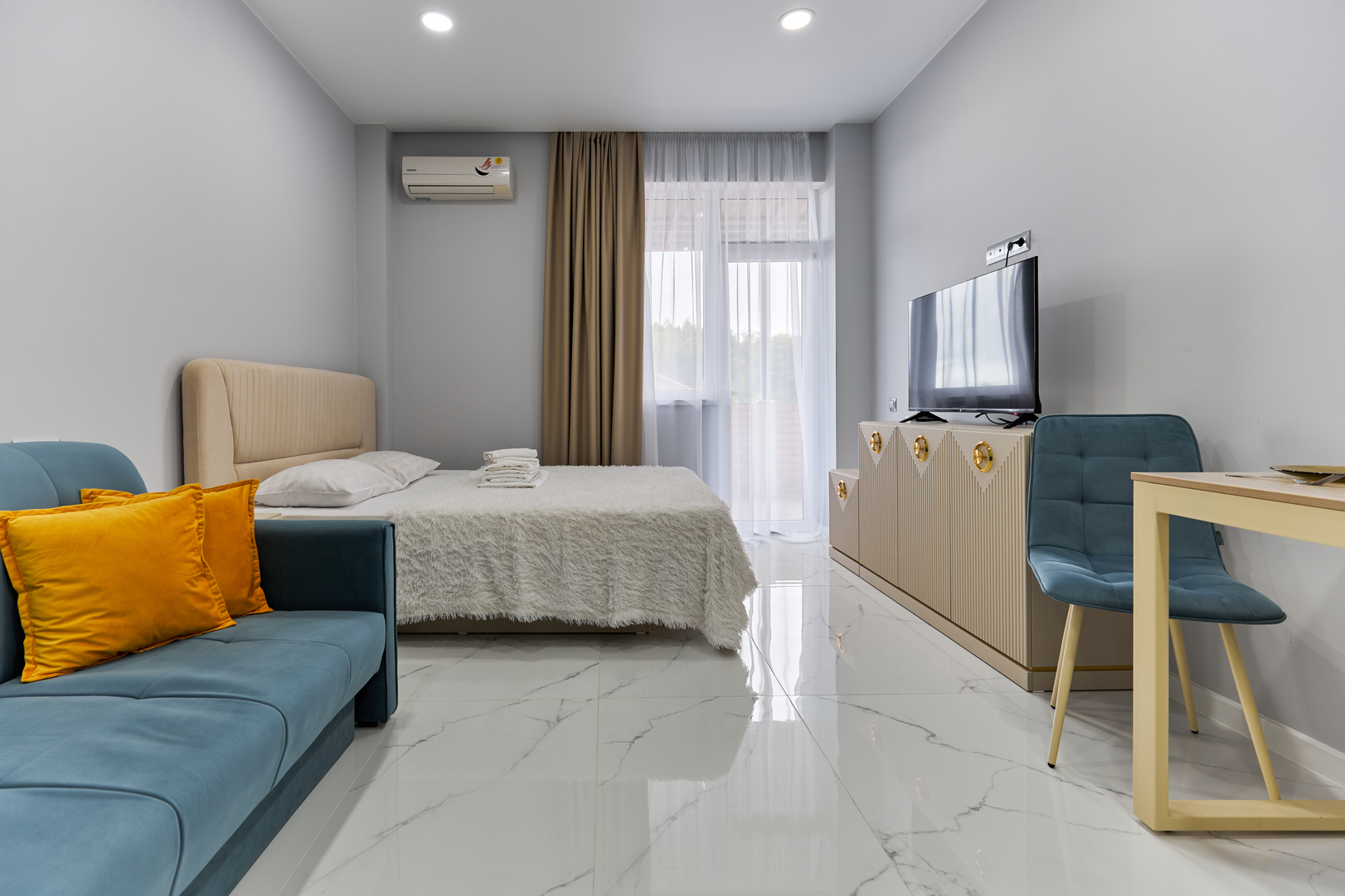 Апартаменты Студио 2-местный (с кухней, Марио №14)