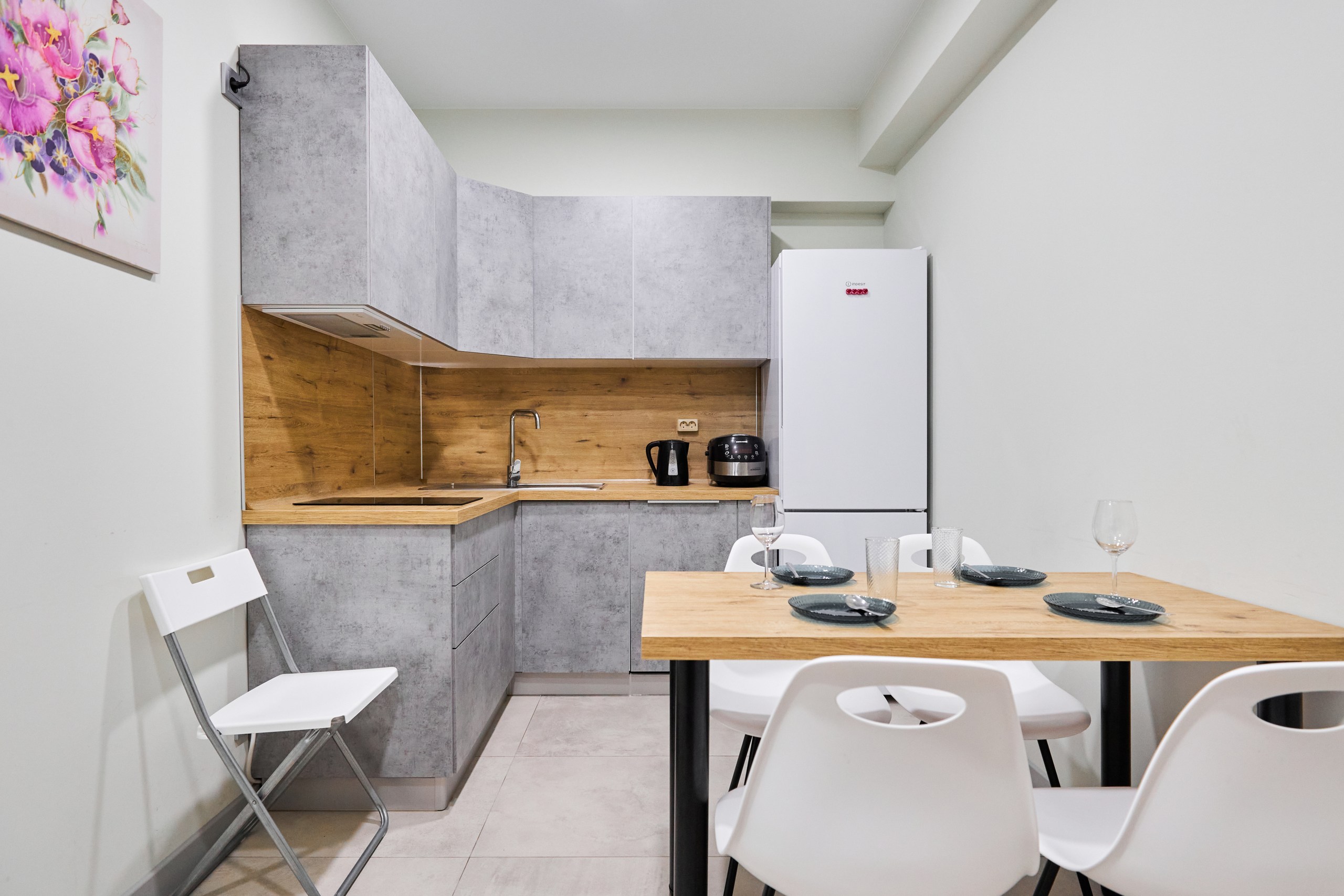 Апартаменты 5-местный 2-комнатный (с  кухней, Монако 102)