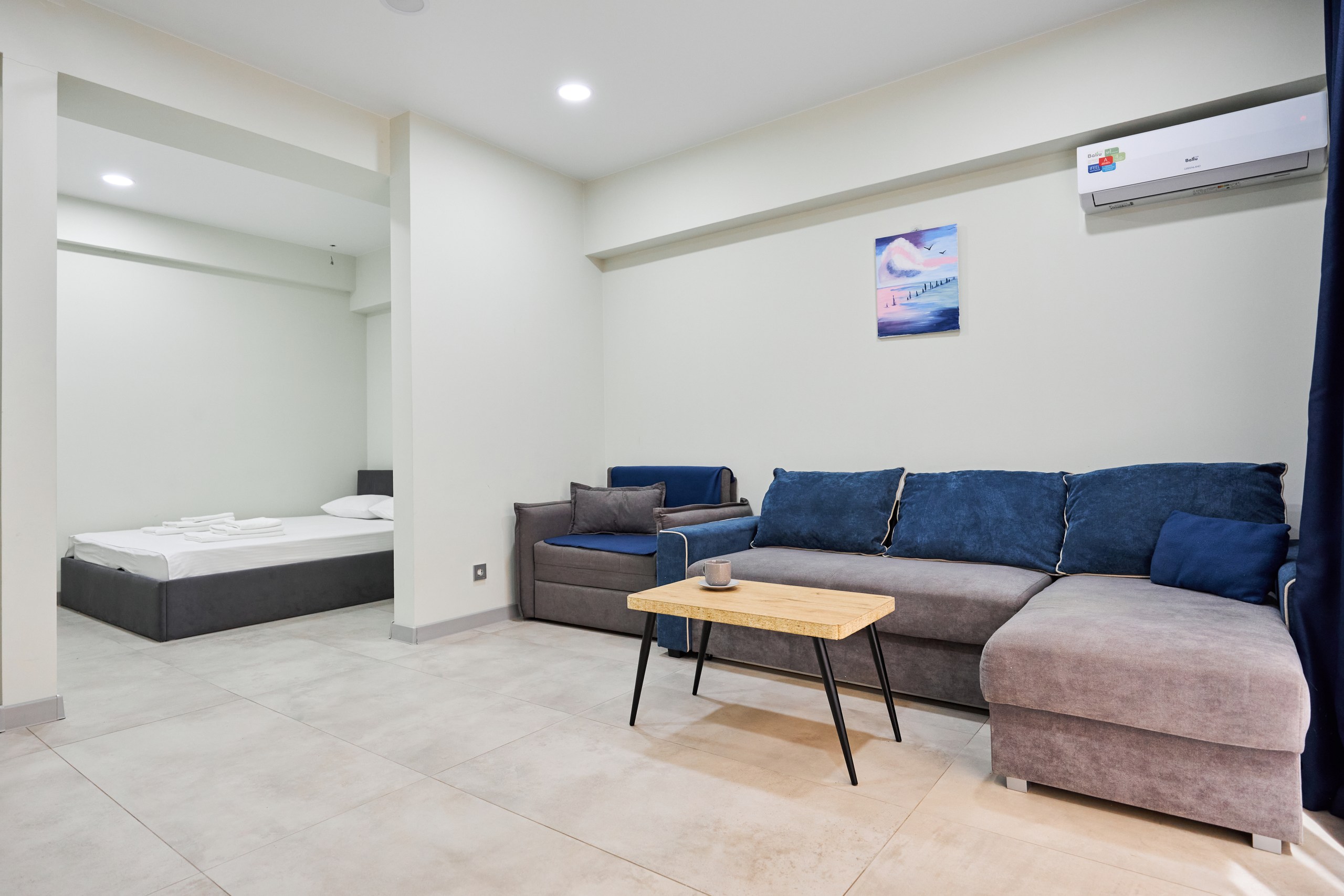 Апартаменты 5-местный 2-комнатный (с  кухней, Монако 102)