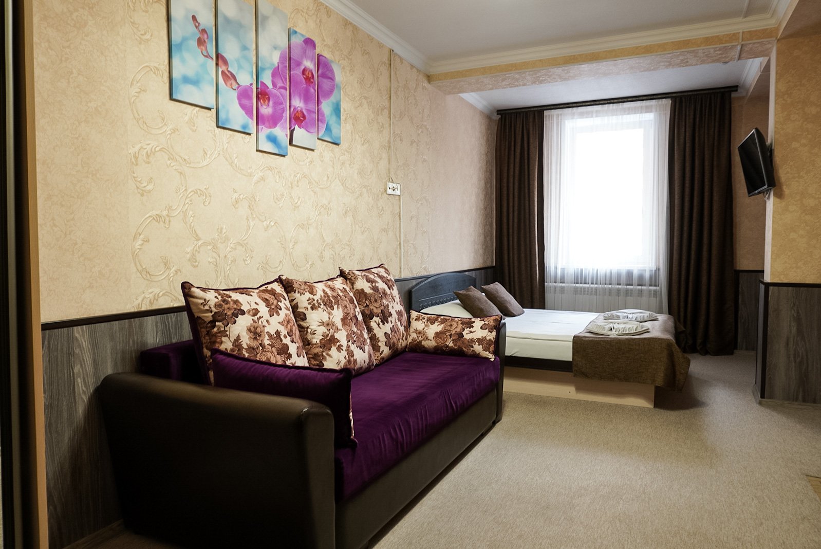 Студио 3-местный 1-комнатный