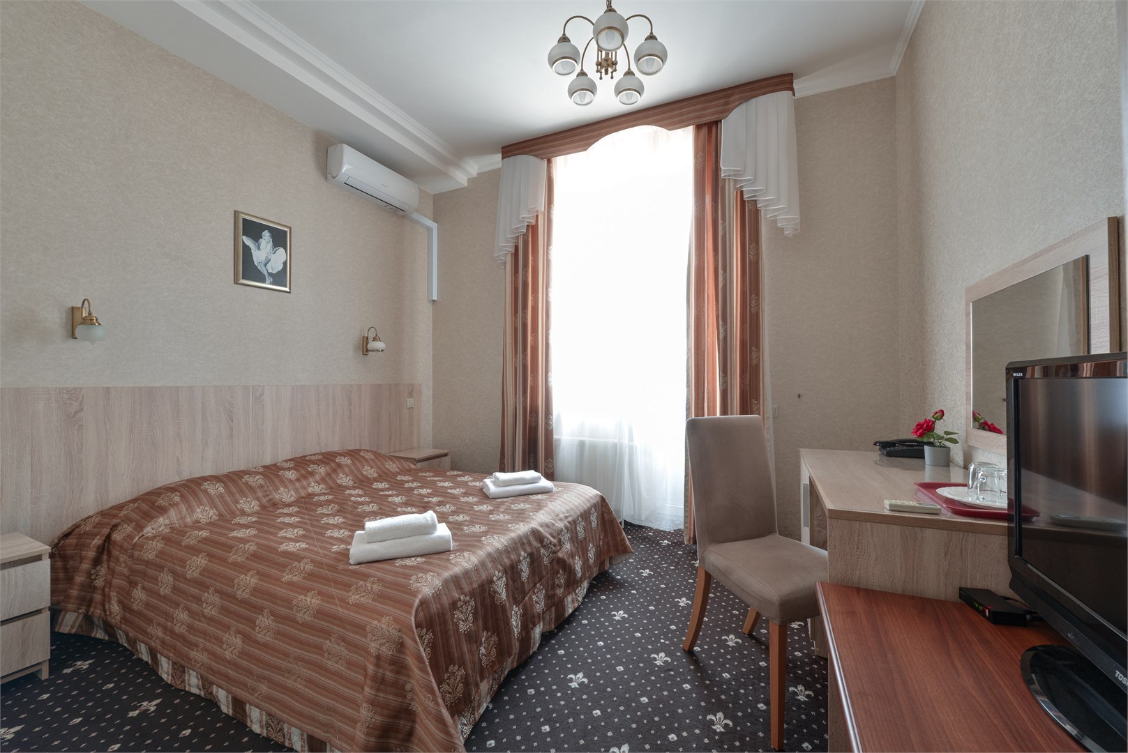 Стандартный 2-местный (с балконом, до 3 гостей)