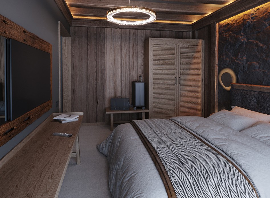 Шале 6-местный 3-комнатный (№7)