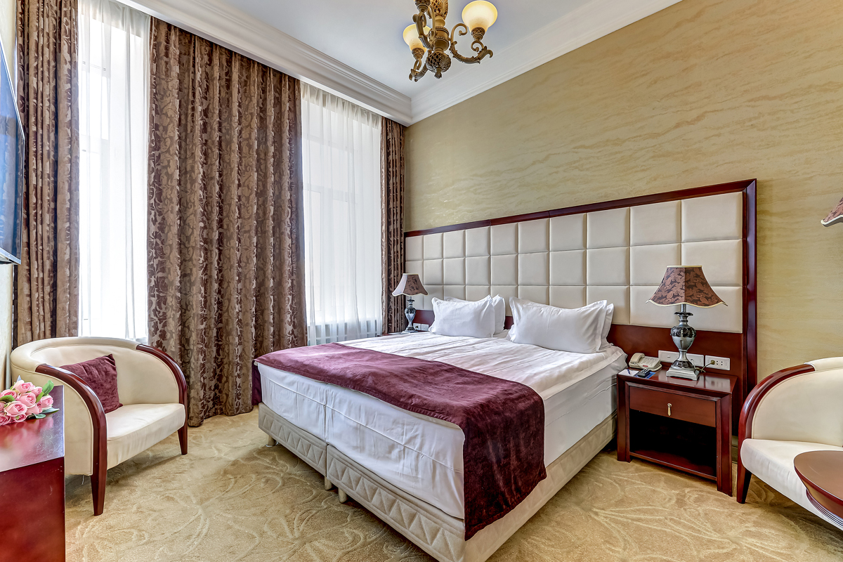 Фотография Стандарт 2-местный с одной кроватью или 2 одностальными 