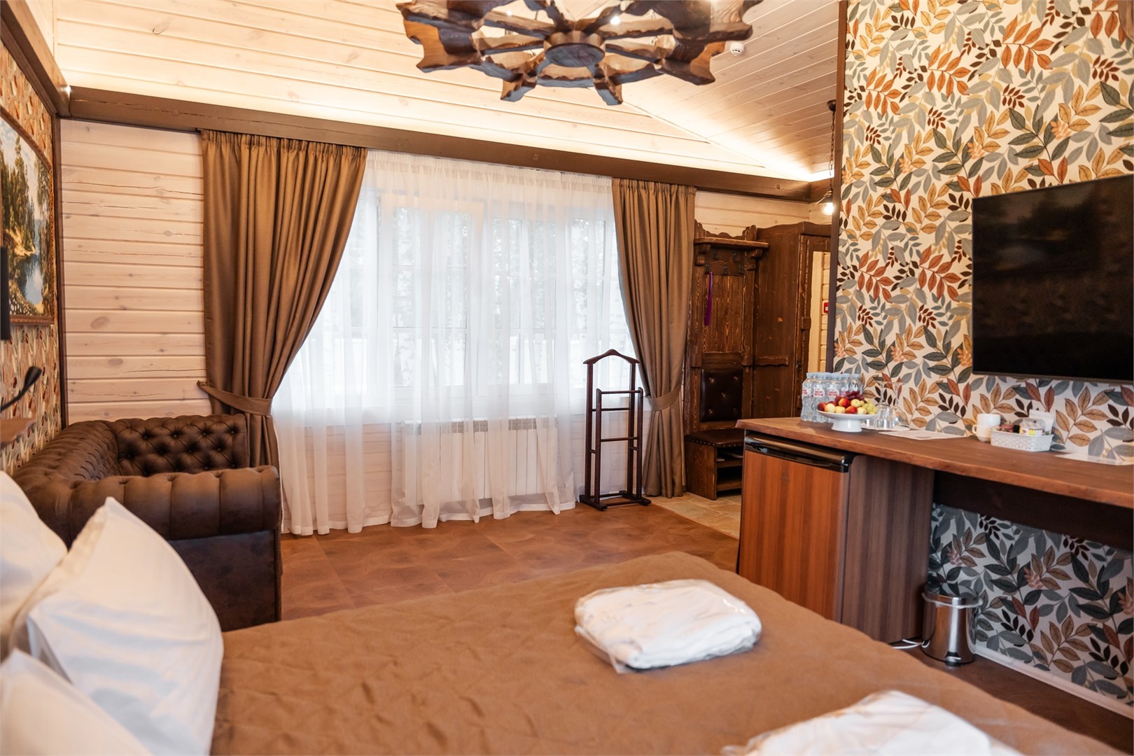 Коттедж 2-местный 1-комнатный (Лесной)