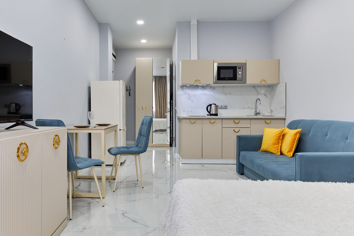 Апартаменты Студио 2-местный (с кухней, Марио №14)