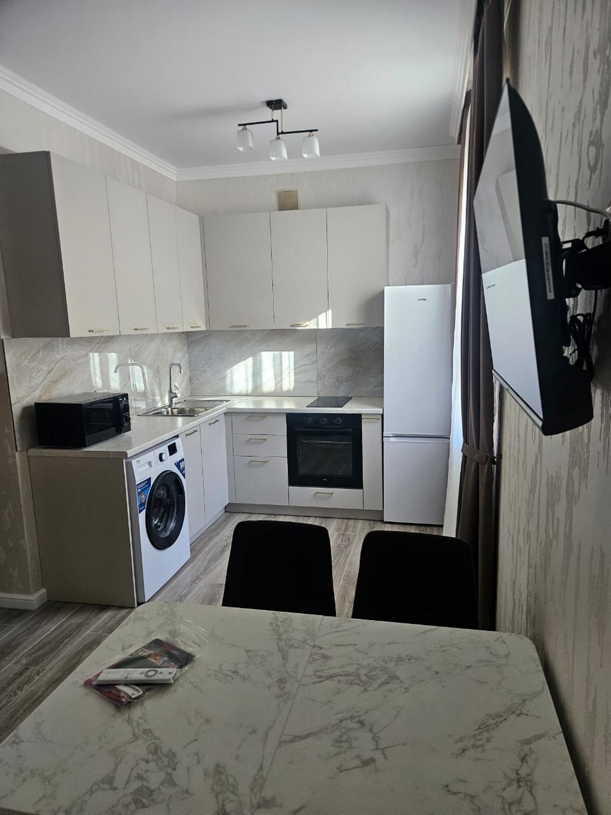 Апартаменты 4-местный 1-комнатный (с видом на двор)