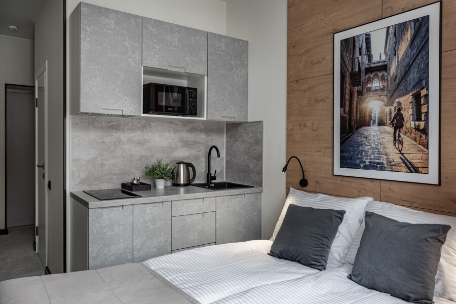 Студио 2-местный (DBL с мини-кухней)