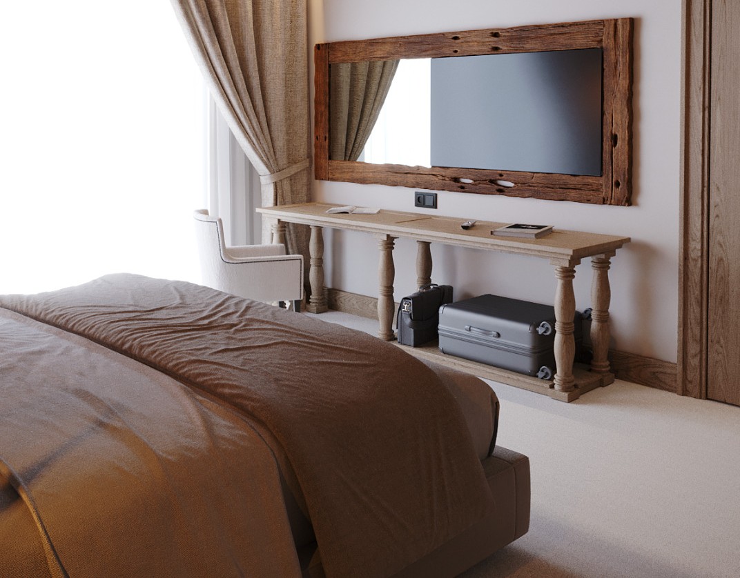 Шале делюкс 6-местный 3-комнатный (№6,8)