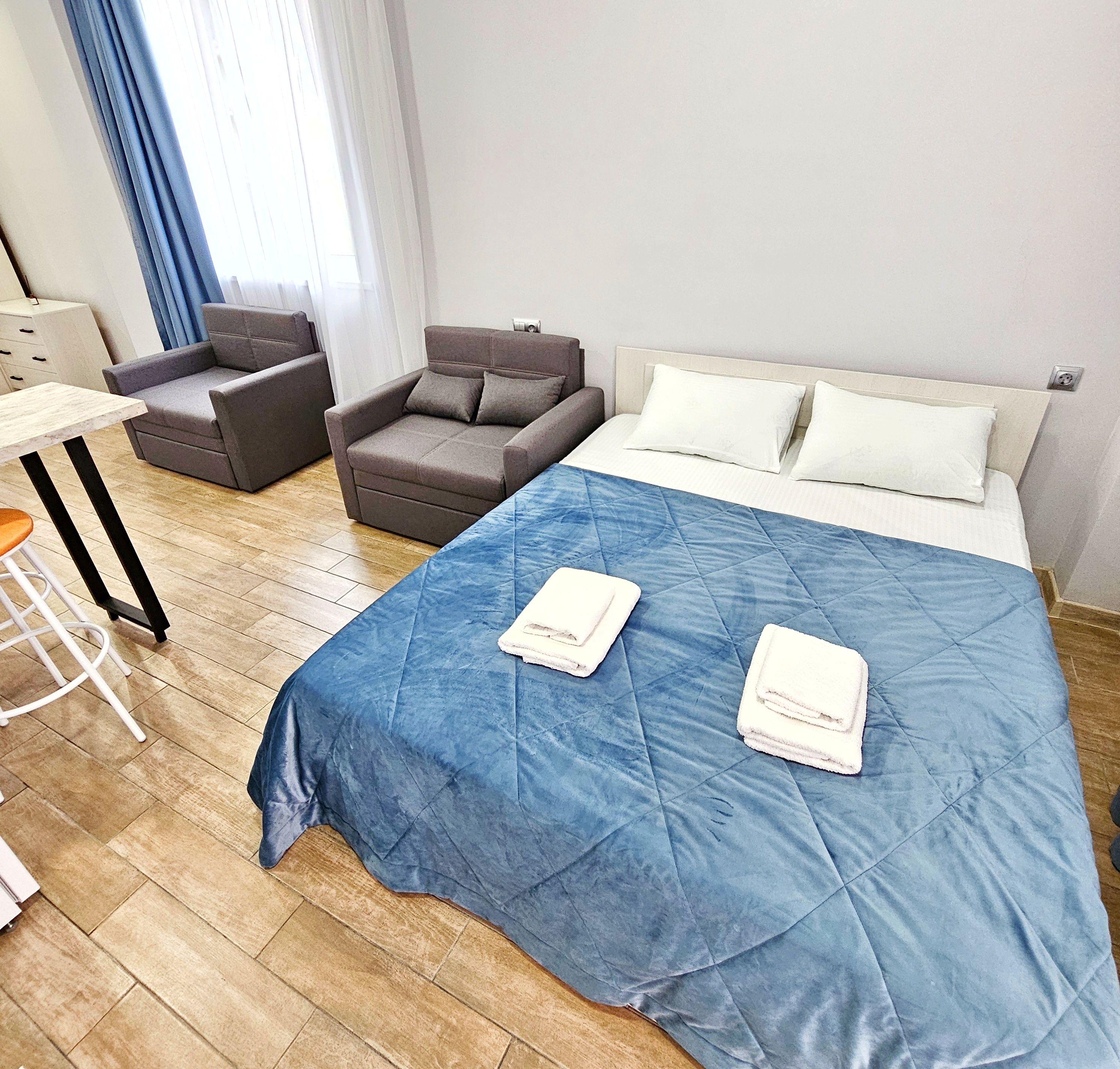 Апартаменты Студио 2-местный (с кухней, Марио № 12)