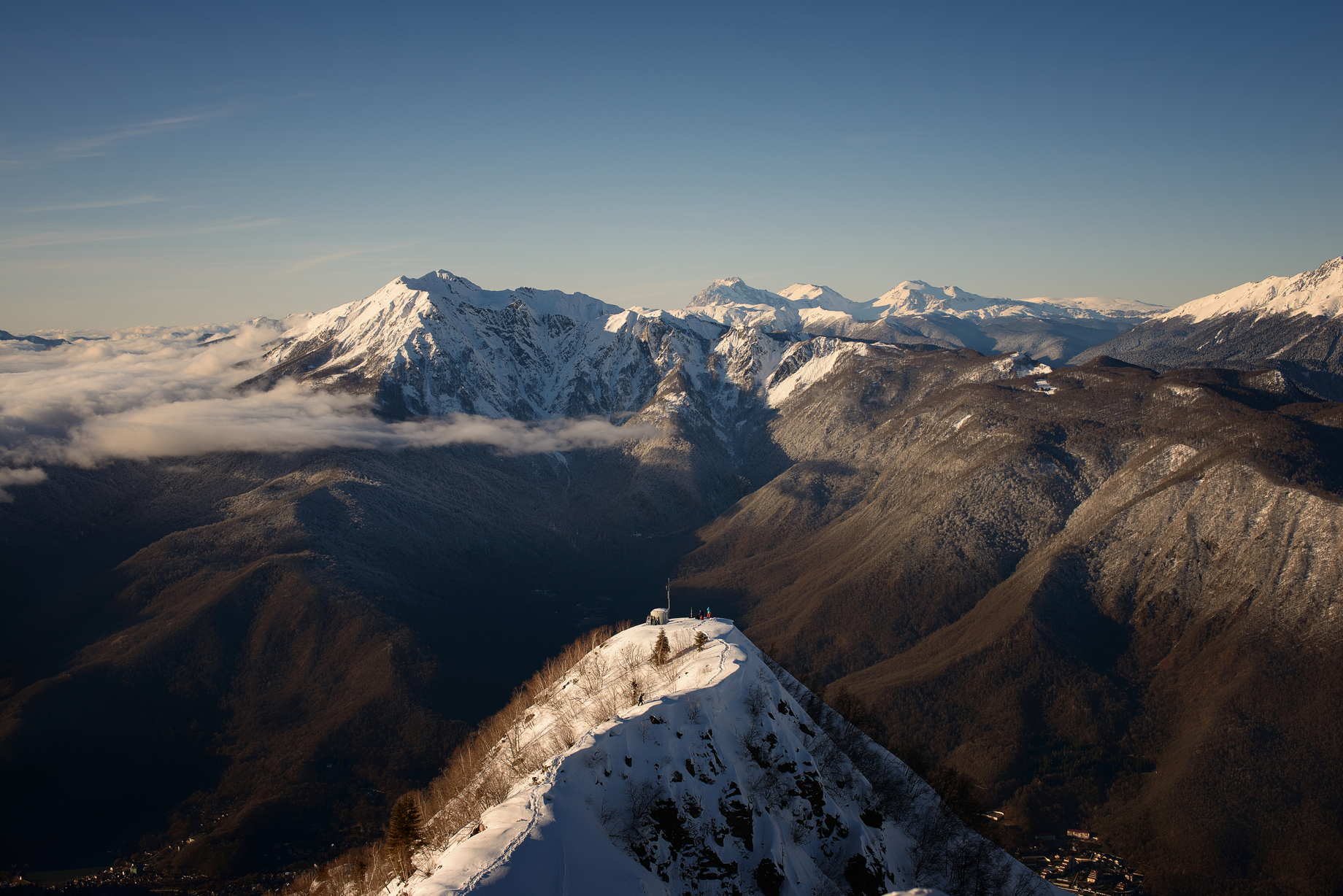 Зимняя панорама и активности