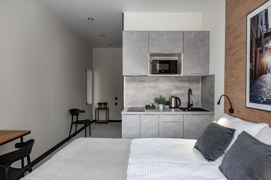 Студио 2-местный (DBL с мини-кухней)