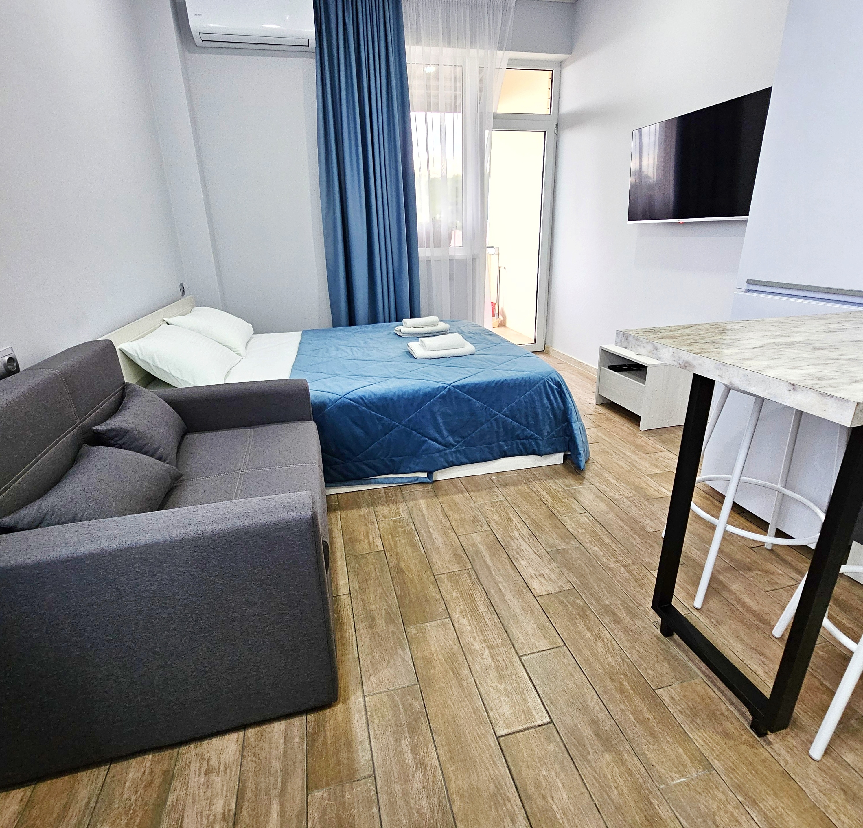 Апартаменты Студио 2-местный (с кухней, Марио № 12)