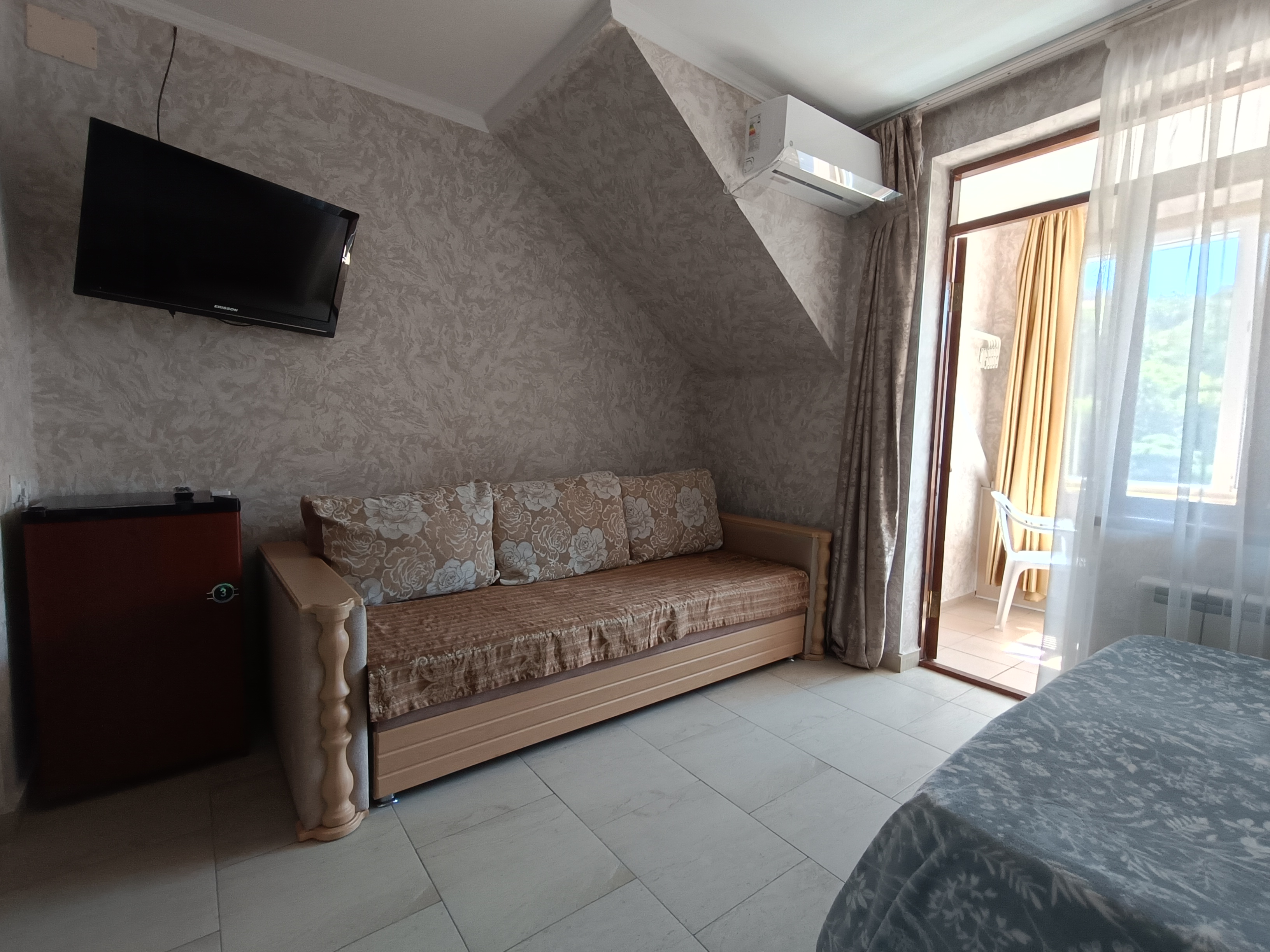 Стандартный 2-местный 1-комнатный (с балконом)