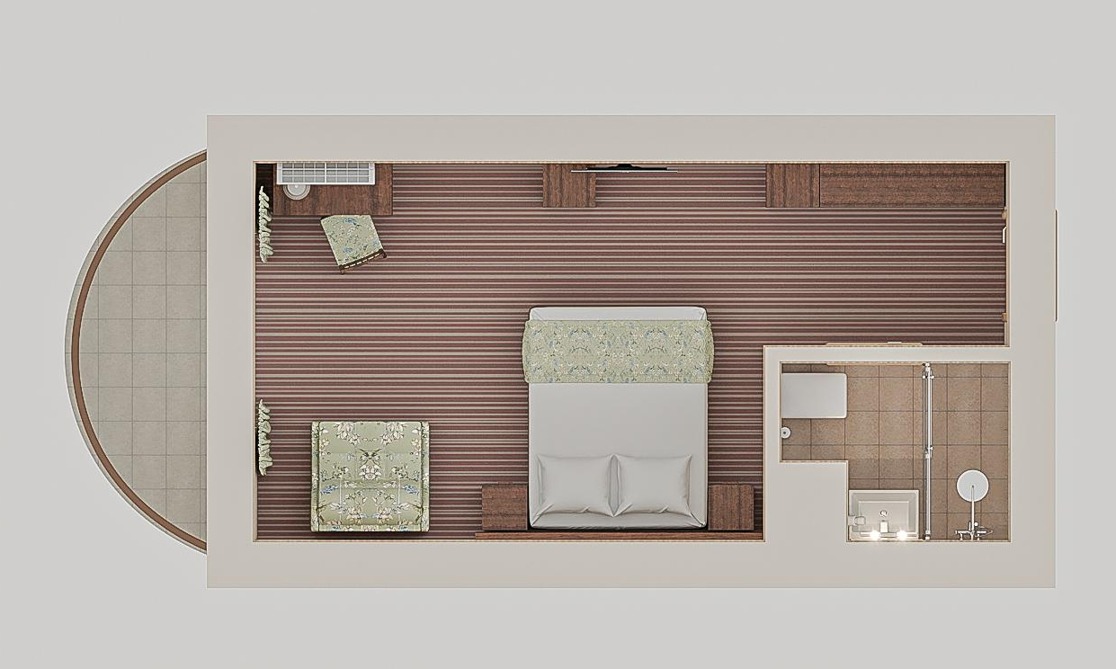 Standart promo 2-местный 1-комнатный