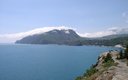 Вид на запад - залив и Медведь-гору с Утеса