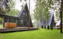 A-Frame 4-местный №8 (с купелью, баней и террасой)